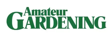 Amateur Gardening magazine logo in green serif lettering